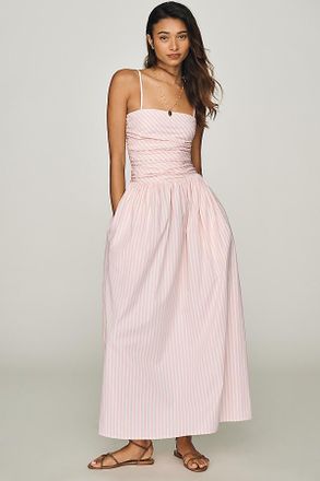 Faithfull The Brand Portilligat Cotton Midi Dress
