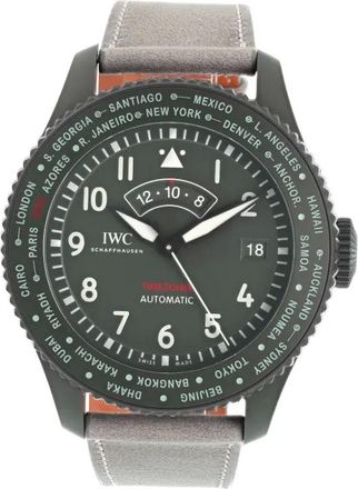IWC Timezoner 41mm Pre-owned - Nero
