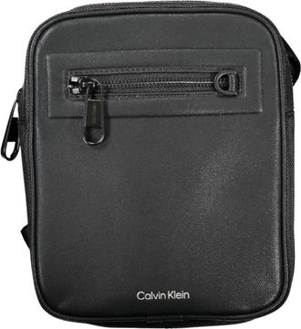 Calvin Klein Polyester Schoudertas - Heren - Schoudertassen - Zwart - ONE Size - Polyester - Tassen