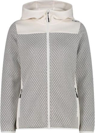 F.lli Campagnolo Jacquard Knit Jacket Fix Hood Fleecejacke f&uuml;r Damen | grau