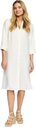 2-Biz Shirt Dress - Dames - Shirt Kleedjes - Wit - M - Kleedjes