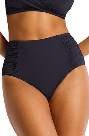 Sea Level Australia High Waist Gathered Side Swim Bottoms in Night Sky at Nordstrom, Size 10 Us