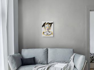 Arte Dal Mondo Adm - Print on Acrylic Stylized Jellyfish