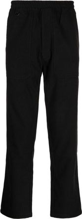 Chocoolate logo-appliqué elasticated-waistband chinos - men - Polyester - L - Black