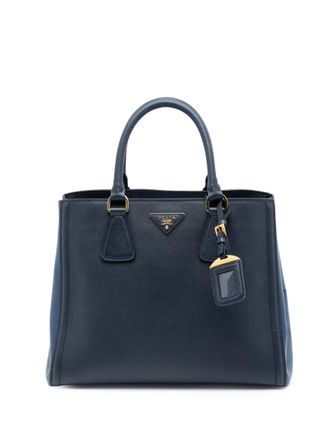 Prada 2013-2025 Bicolor Saffiano Lux tote bag - Blue