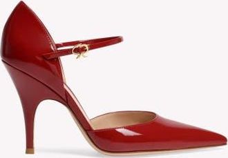 Gianvito Rossi Sofia DOrsay Pump in Red Nappa at Nordstrom, Size 41.5