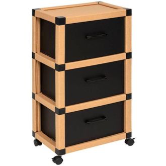 5five Simply Smart Torre De Almacenaje Cardy Beige Negra - 5five