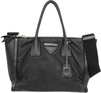 Prada Pre-owned Nylon prada-bags - Dames - Vintage Shopper - Zwart - ONE Size - Nylon - Vintage