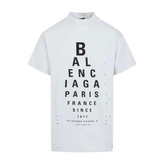 Balenciaga Heren, Tops, Grijs, Maat: S Katoen