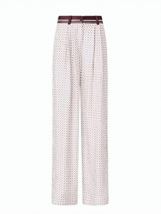 Pinko Ruth Viscose Twill Straight Leg Trousers