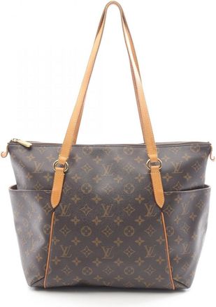 Louis Vuitton Brown Coated Canvas Pvc Monogram Leather Tote Bag (Pre-Owned)
