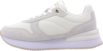 Tommy Hilfiger Elevated Feminine Runner - Dames - Sneakers - Wit - 39 EU - Leer - Schoenen