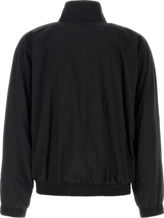 Ferragamo Mens Black Wool Blend Jacket Neroashgrey Wv-Pa Giubbini