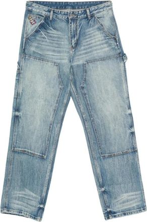 KidSuper Studios Wide Jeans - Heren - Loose Fit Jeans - Blauw - M - Denim - Jeans