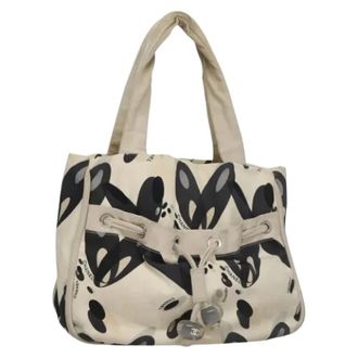 Chanel Pre-owned Bucket Bags, female, White, Size: ONE SIZE Pre-owned Vintage Tote Bag