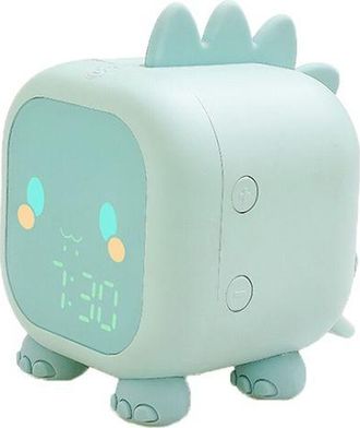 OEM Reloj Despertador, Dinosaurio, Multifunci&oacute;n, Pantalla Lcd, Verde