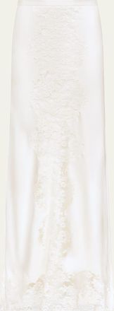 TWP Lace Silk Maxi Skirt