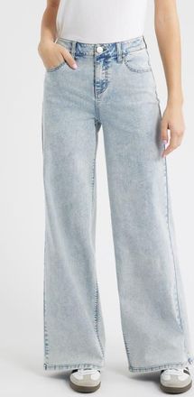 1822 Denim High Waist Wide Leg Jeans in Ultra at Nordstrom, Size 25