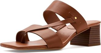 Franco Sarto Keoni Slide Womens Sandals Brown : 8.5 M, Leather