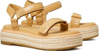 Tory Burch Espadrille Leather Sport Sandal