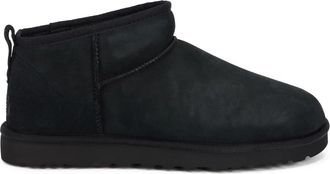 UGG Classic Ultra Mini Boots - Heren - Winterlaarzen - Zwart - 42 EU - Leer - Schoenen
