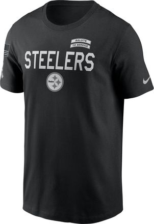 Nike Pittsburgh Steelers Salute to Service Sideline Nike Mens Dri-FIT NFL T-Shirt in Black | 02ET00AA2S-NKC