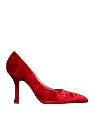 8 by YOOX VELVET POINTED-TOE PUMPS