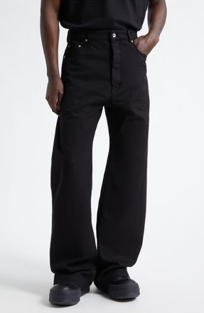 Rick Owens Geth Five-Pocket Wide Leg Jeans in Black at Nordstrom, Size 36