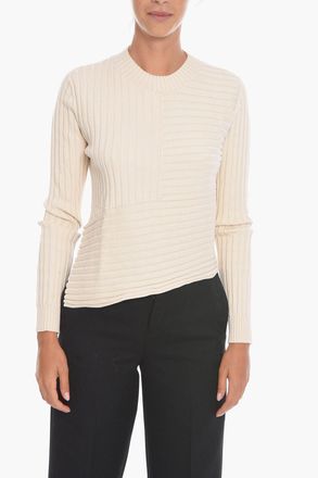 Stella McCartney Maglia ELEVATED a Costine in Cotone Stella McCartney