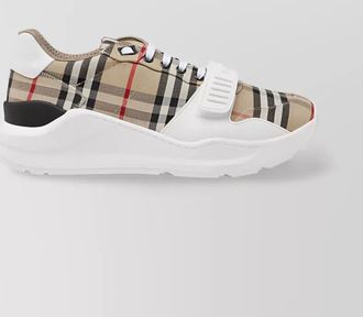 Burberry REGIS vintage check cotton low-top sneakers