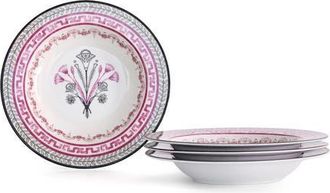 Marchesa Serengeti Porcelain Pasta Bowl Set of 4, Multicolored at Nordstrom