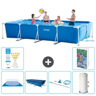 Intex Piscina Con Estructura Rectangular - 450x220x84 Cm - 7-piezas S119
