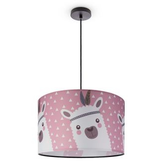 Paco Home Paco Home - L&aacute;mpara Techo De Suspensi&oacute;n Cuarto Infantil Bomberos Polic&iacute;a Carretera E27 L&aacute;mpara Colgante - Negro, Dise&ntilde;o 9 (&oslash;45,5 Cm)