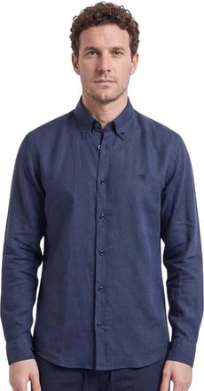 HUGO BOSS Blue Regular Logo Shirt