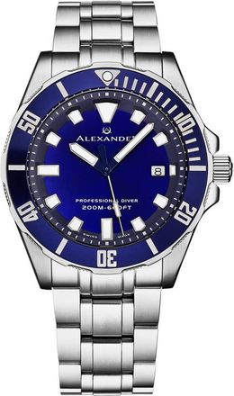 Alexander Alexander 2 Quartz Blue Dial Mens Watch A501B-02
