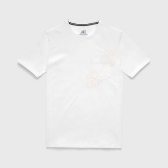 Surfside Supply Co. Chris Embroidered Tee in White at Nordstrom, Size Xx-Large