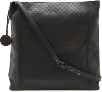 Bottega Veneta Pre-owned Cross Body Bags, female, Brown, Size: ONE SIZE Pre-owned Leather shoulder-bags