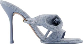 Cult Gaia Cori Pumps - Dames - Muiltjes - Blauw - 40 EU - Katoen - Schoenen