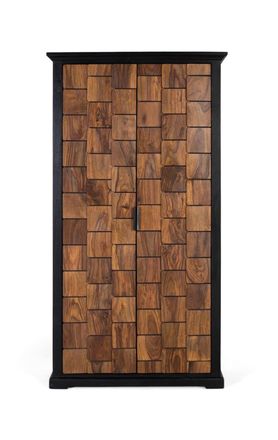 Giner&Colomer Armario de madera de mango y palisandro 95 cm