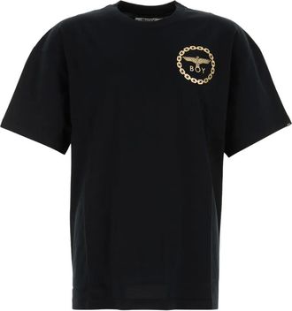 Boy London Boy Eagle logo-print T-shirt - unisex - Cotton - L - BLACKGOLD|BLACKGOLD