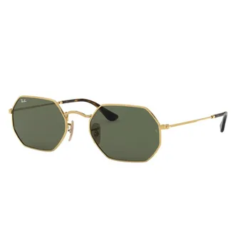 Ray-Ban Sunglasses, unisex, Yellow, 53 MM, Octagonal Sunglasses Rb3556N 001