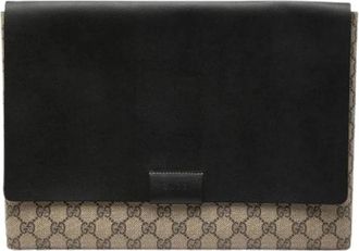 Gucci Pre-owned Canvas Clutch - Dames - Vintage Clutch - Beige - ONE Size - Vintage