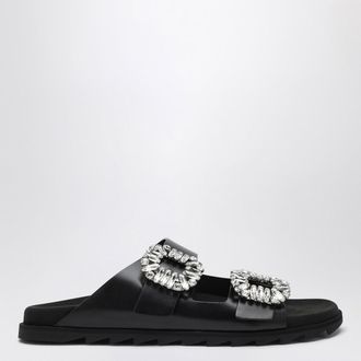 Roger Vivier Mule Slidy Viv In Pelle