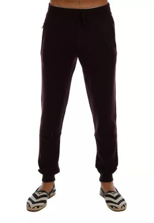 Dolce & Gabbana Mens Purple Cashmere Gym Training Sport Pants