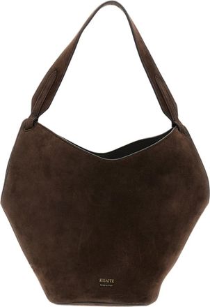 Khaite Mini Tote Bag with Scarf Effect and Jewel Closure