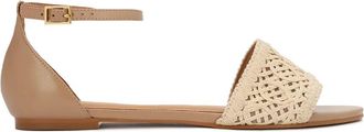 Kazar Platte Sandalen - Dames - Sandalen - Beige - 41 EU - Leer - Schoenen