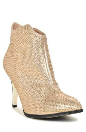 Lady Couture Lucky Rhinestone Metallic Stiletto Bootie in Gold at Nordstrom Rack, Size 5.5Us / 36Eu