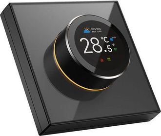Elle Termostato Inteligente Wifi De 1,32 Pulgadas: Control Preciso De La Temperatura, 7 Luces Ambientales, Compatible Con Calefacci&oacute;n Por Agua/suelo Radian
