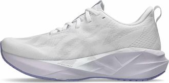 Asics Womens Novablast 5 Running Shoes In White/lilachint
