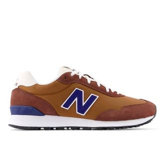 New Balance Hombre 515 en Marr&oacute;n, Gamuza/Malla, Talla 40.5